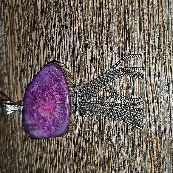 New Pink Solar Quartz Pendant - Picture 2 of 7